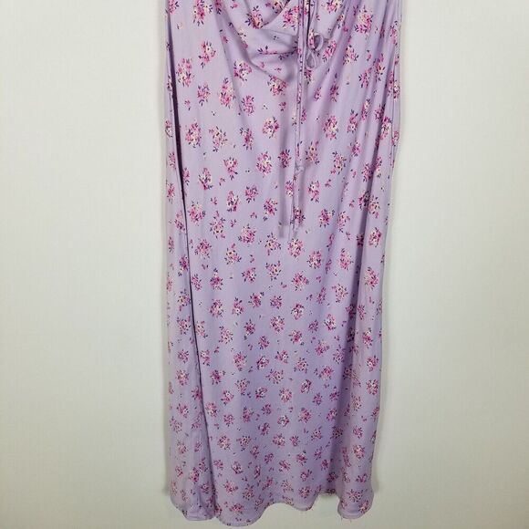 Zara Lavender Floral Midi Dress - Picture 7 of 10